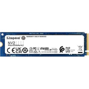 Kingston NV2 2TB M.2280 NVMe 내장 SSD  PCIe 4.0 Gen 4x4 최대 3500MB/s SNV2S/2000G, Intenal Solid State Dives, 500GB