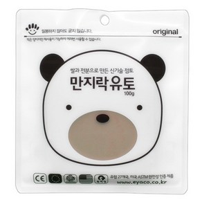 [이야코] 만지락 소프트유토 100g (유아 및 초등 저학년용), 1