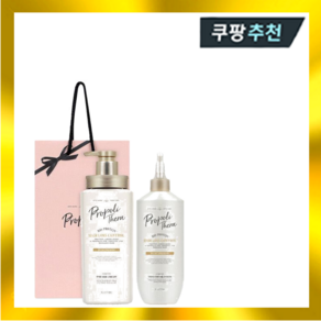 엘라스틴 프로폴리테라 샴푸앰플 기획세트+쇼핑백 /샴푸 500ml+앰플트릿 250ml, 1개