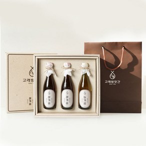 고래방앗간 진품3호 참기름 들기름 선물세트 300ml 명절 행사 결혼 답례품, 1개