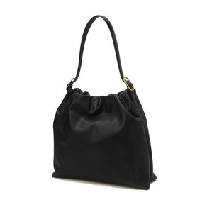 24FW [TRENCH BAG] 블랙 가죽 숄더백 M DCBA4F422BK