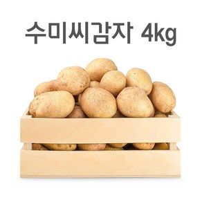 영진팜 강원도 대관령 왕산면 정품 씨감자 4kg 10kg 20kg 보급종 수미 두백 필대성, 수미감자(반찬용), 1개