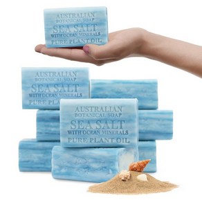 오스트레일리안 보태니컬 솝 씨솔트 시솔트 오션 미네랄 미네럴 바 비누 Austalian Botanical Soap Sea Salt with Ocean Mineals, 193g