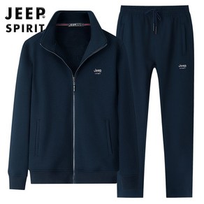 JEEP SPIRIT 지프 남자 스탠다드 집업 트레이닝 세트 운동복 상하세트 2012A-2015A+양말