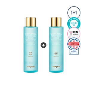 [1+1] 몽디에스 임산부 매터니티 위치하젤 미백 탄력 토너 200ml, 2개