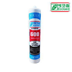 수달 에코씰 동양실리콘 Ecoseal 600 외장용 실리콘 투명 백색 회색 흑색 밤색