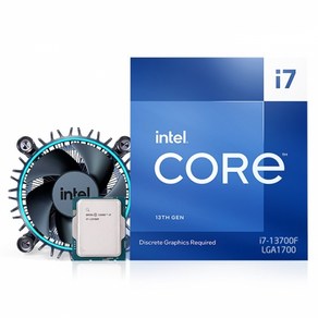 INTEL 코어13세대 i7-13700F 정품박스 랩터레이크 2.10GHz 30MB 쿨러 포함