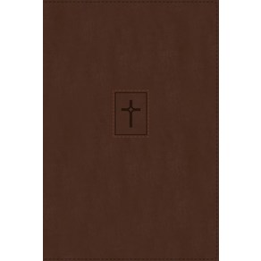 (영문도서) Niv Thinline Bible Lage Pint Leathesoft Bown Red Lette Thumb Indexed Comfot Pint Imitation Leathe, Zondevan, English, 9780310154365