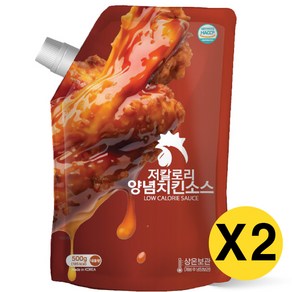 아이엠소스 저칼로리 숯불바베큐치킨소스 500g, 2개