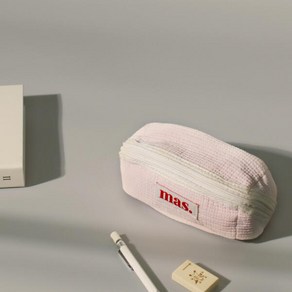 아트박스/마스마룰즈 Hapoom pencil cosmetic pouch _ Baby pink