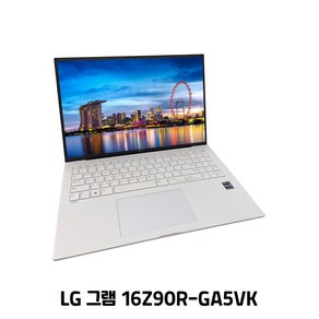 LG그램 16Z90R-GA5VK 코어i5 16G 256GB 윈11홈 정품 대화면 가벼운 노트북, WIN11 Home, 16GB, 화이트