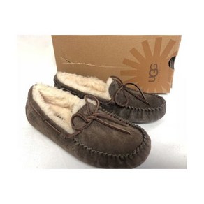 UGG Austalia DAKOTA Espesso Bown 양가죽 모카신 슬리퍼 5612 여성용 990361