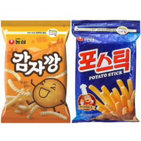 농심 감자깡 250g(1봉) + 포스틱 270g(1봉) 지퍼 대용량