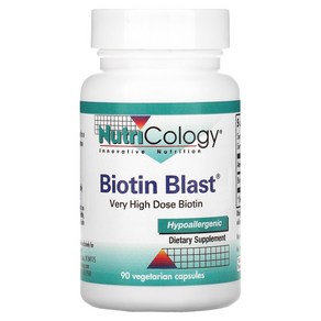 Nuticology Biotin Blast 식물성 캡슐 90정, 1개