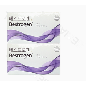 [정품] 베스트로겐 bestogen 천궁 백수오 600mg x 60정, 2개