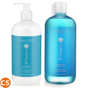 크랩트리앤에블린 라소스 500ml 바디로션 바디워시 2개 선물세트 Cabtee & Evelyn Body LaSouce Body Lotion Wash 2pc Gift Set