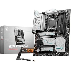 MSI MSIX670E GAMING PLUS WIFI AMD Ryzen 7000/9000 시리즈 지원 【화이트 X670E, 상품명참조, 1개