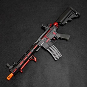 l 건스토리 l INF M4 Red Skeleton Edition 풀메탈 전동건 (전자트리거/CNC Gear set)