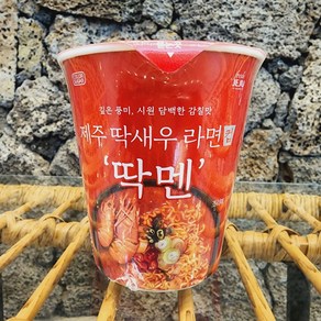 딱새우라면 컵라면 65g 1개