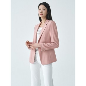 지센 여성 싱글 원버튼 테일러드 베이직 자켓 2컬러 LFJKO301