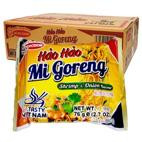 베트남 비빔 라면 하오하오 미고랭 MI GORENG, 1박스, 76g