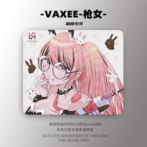 Vaxee PA Black 벡시 마우스패드 4mm 게이밍 패드, VAXEE 총 여자