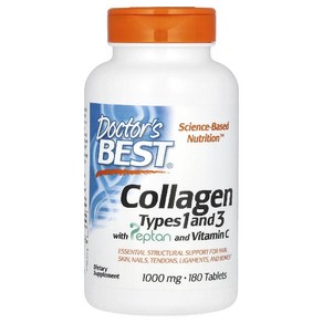 닥터스베스트 콜라겐 타입 1 3 펩탄 Collagen 비타민C 1000 mg 180정