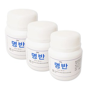 삼현 명반 180g 백반가루 봉숭아물 뱀퇴치 염색 매염제 명반가루, 1개, 3개입