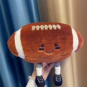 농구공 축구공 인형 스포츠 봉제인형 애착인형 선물, 럭비공18cm