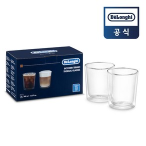 [드롱기] 써멀 더블월 글라스 400 (400ml x 2ea), 단품