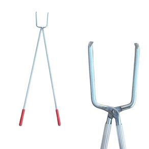 알루미늄 연탄집게 70cm 연탄국자 손잡이 화덕 연탄