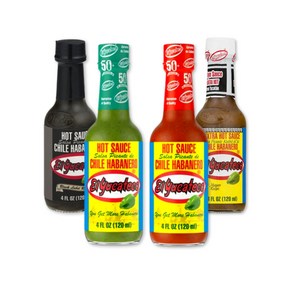 EL yucateco 멕시코 정통 하바네로 매운 핫 소스 120ml, 1. 레드 핫소스 120ml (4oz)