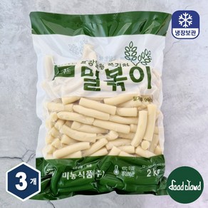 상세설명참조 미농식품 네이버푸드 밀볶이 밀떡볶이 2kg, 3개