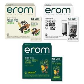 이롬 황성주 박사의 검은콩깨쌀/ 검은콩 무가당/ 마시는 영양식 (3box), 48개, 190ml