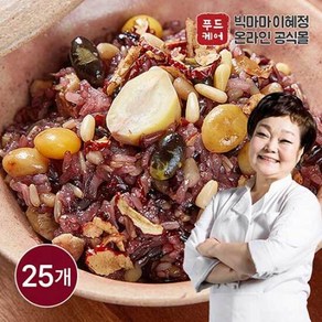 빅마마 이혜정의 꽉찬 수제 영양밥 120g x 25개