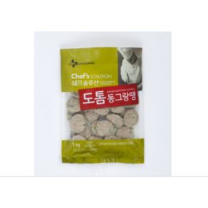 씨제이 쉐프솔루션 도톰 동그랑땡 1kg, 1개