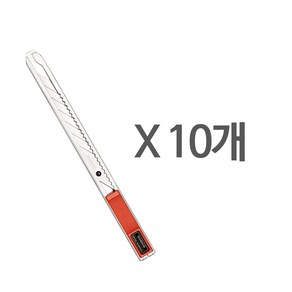 도루코 컷터칼 30도 S401, 혼합 색상, 10개입