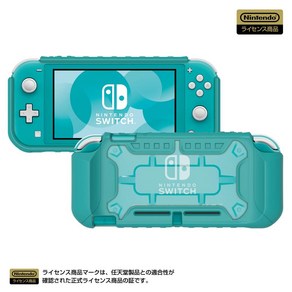 HORI 【닌텐도 라이센스 상품】터프 프로텍터 fo Nintendo Switch Lite 클리어✕터키석 【Nintendo 대응】, 1개, 상품명참조