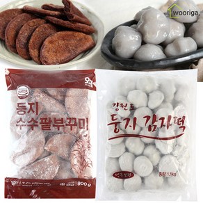 강원도 철원 둥지 감자떡 1.1kg+둥지 수수팥부꾸미 800g, 1개