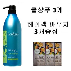 웰코스)과일나라 토탈 헤어 쿨샴푸, 3개, 950ml