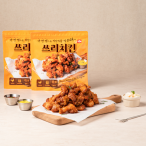 [도우찌] 쓰리치킨 닭다리살 순살 가라아게 묶음, 400g, 2개