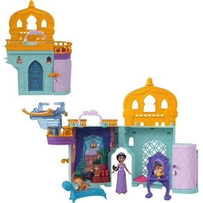 Mattel 마텔 디즈니 겨울왕국 인형 집 장난감 엘사 피규어 돌하우스 여아 공주 놀이, 자스민, 1개