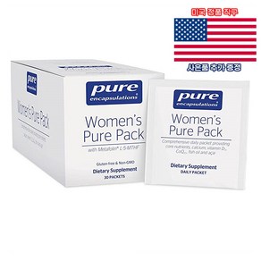 퓨어인캡슐레이션 우먼 퓨어 팩 30포 Pue Encapsulations Women's Pue Pack 미국 직구 사은품 추가증정, 1개