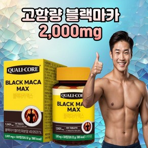 퀄리코어 블랙마카 맥스, 4개, 120정