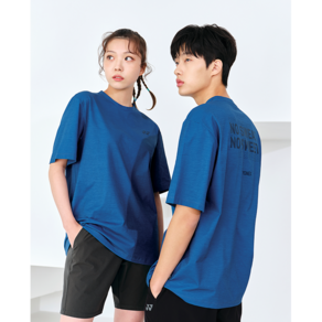 요넥스 티셔츠 2023SS 231TS038U BLUE 남여공용 오버핏 라운드 배드민턴 티셔츠 오남스포츠