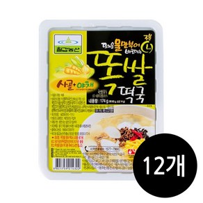 칠갑농산 똑쌀떡국 174g, 12개