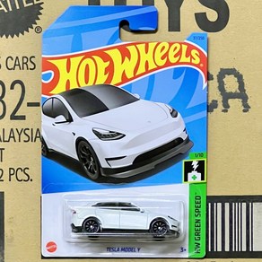 핫휠 23년 J K E 버전 19년 J 버전 Hot Wheels 미니 장난감 자동차 스포츠카, 42.23B 테슬라 모델 Y, 1개