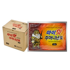 다봉산업 마이핫주머니난로90g 핫팩/ 군용핫팩 국산, 수량, 60개