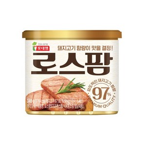 롯데햄 로스팜 97 햄통조림, 340g, 8개