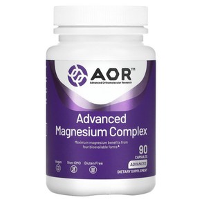 Advanced Othomolecula Reseach AOR 어드밴스드 마그네슘 컴플렉스 베지캡슐 90정, 1개